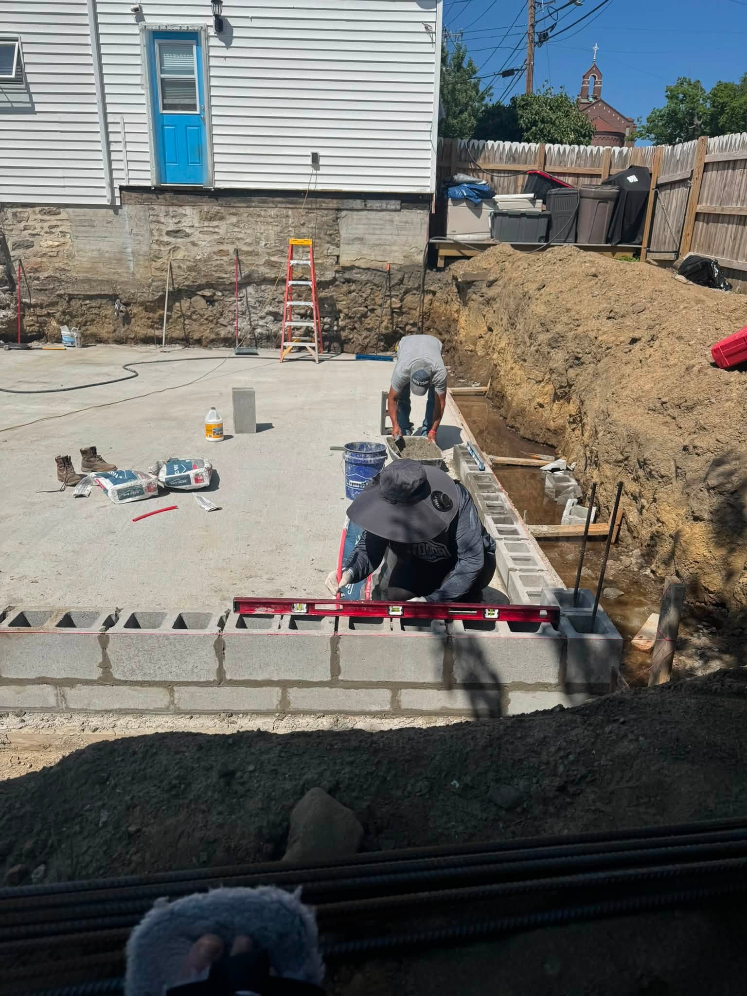 Masonry work by Solimini and Sons